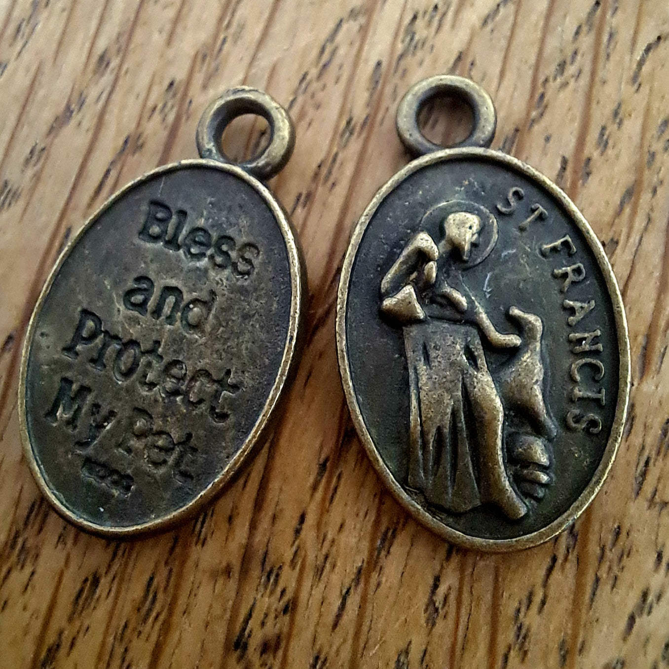 Sankt Fransiscus medaljong - husdjur