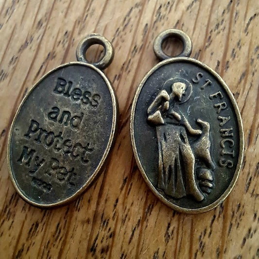 Sankt Fransiscus medaljong - husdjur