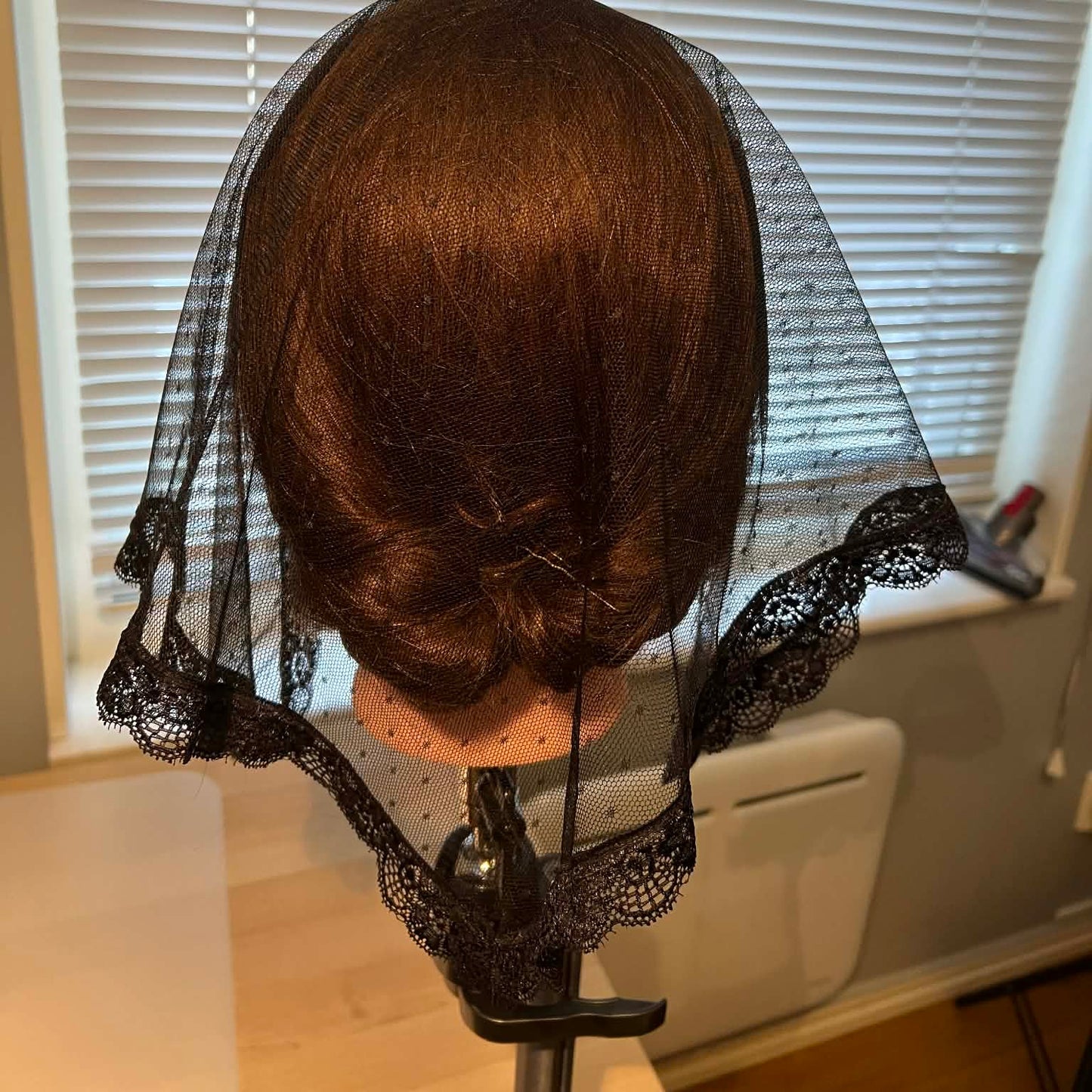 Svart mantilla